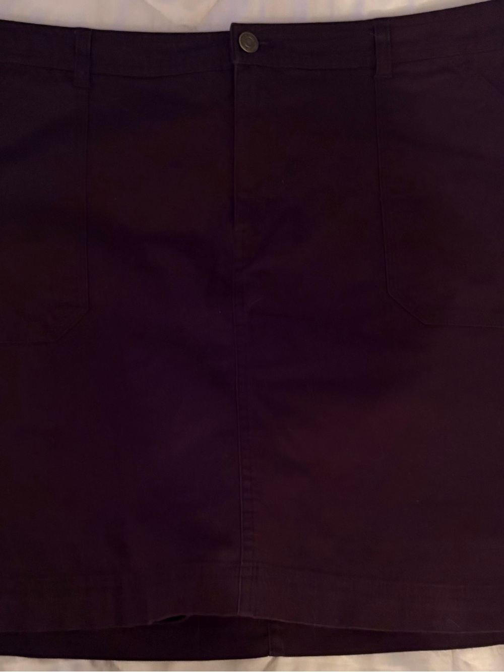 Christopher & Banks Black Chino Skort
